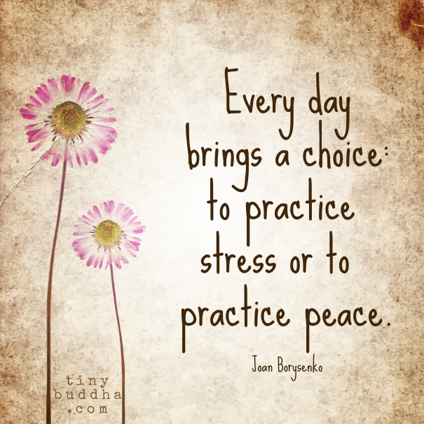 Everyday brings a choice