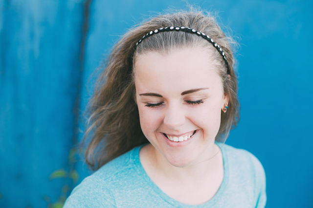 Close up Portrait Of Beautiful smiling Plus Size Young Woman in