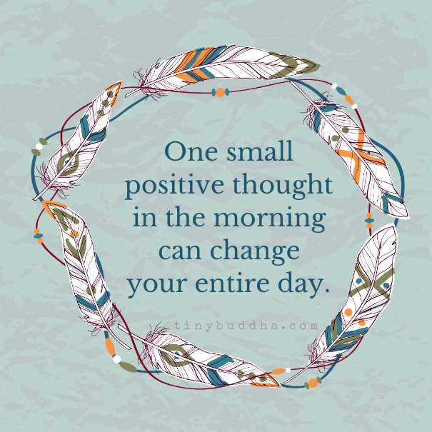 Small positive thought