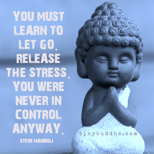 You must learn to let go