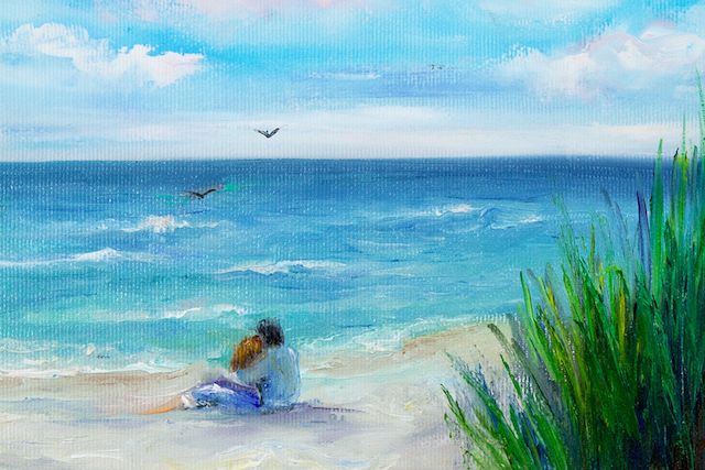 Couple on the beach