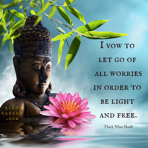 I vow to let go