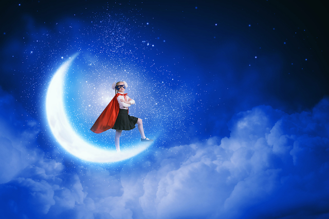 Brave superkid