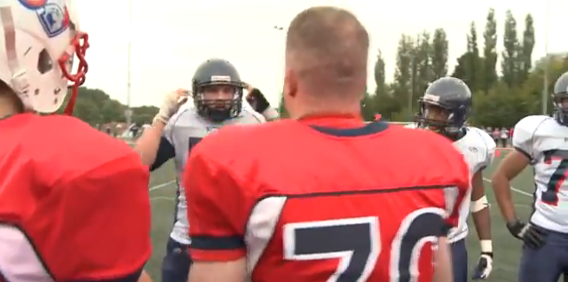 Returning Military Father Surprises Son on His Football Field