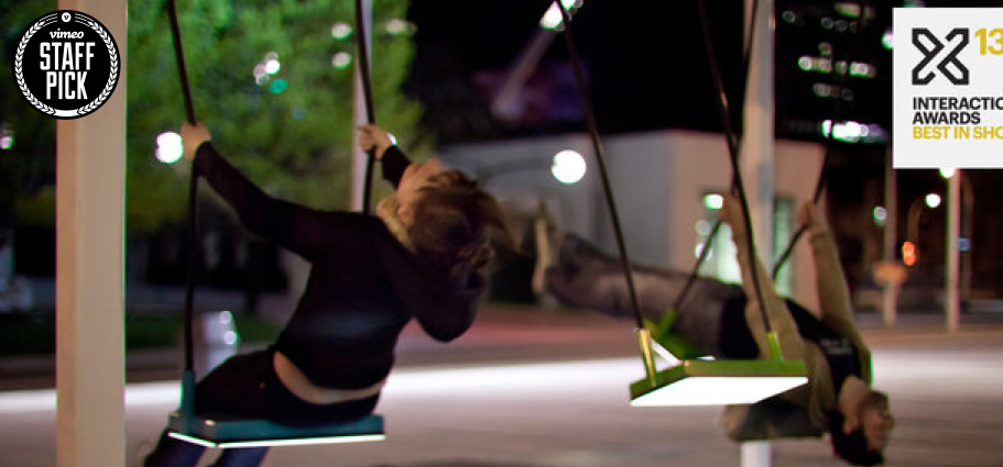 21 Swings: Awesome Musical Interactive Installation