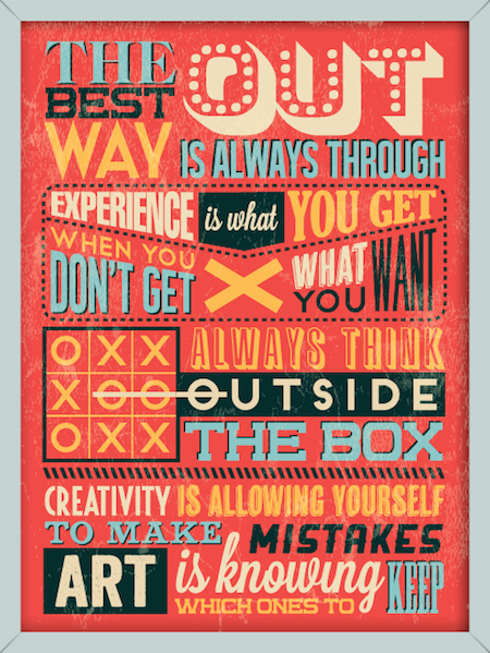 The Best Way Out Is Through