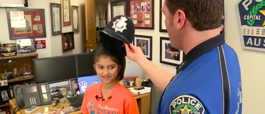 Little Girl Brings Police Officers to Tears