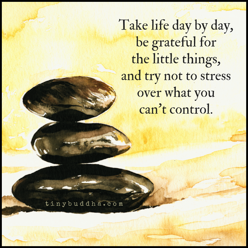 Try Not to Stress Over What You Can’t Control