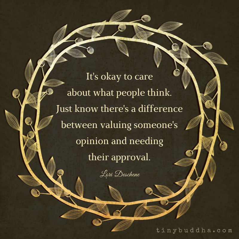 It’s Okay to Care About What People Think