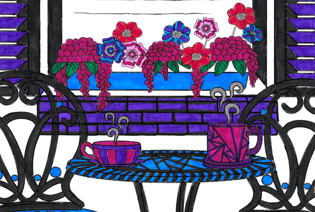 Morning Coloring Page from Tiny Buddha’s Gratitude Journal