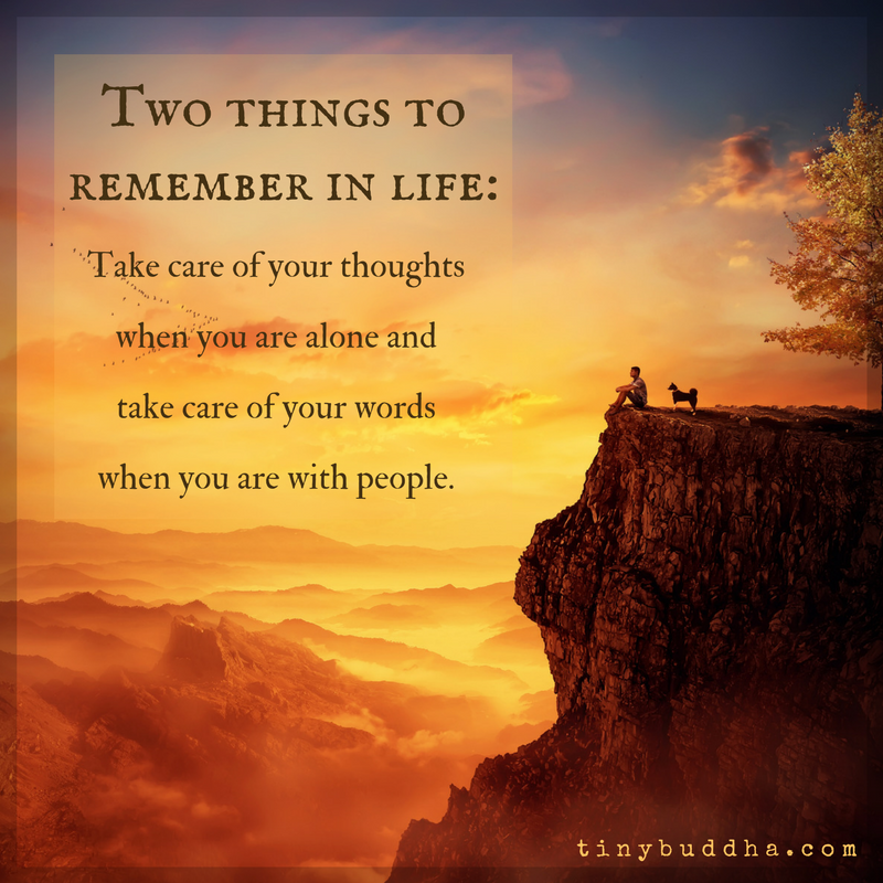 Two Things to Remember in Life