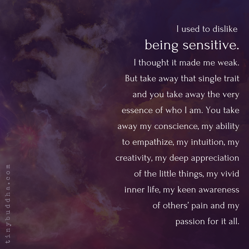 I Used to Dislike Being Sensitive