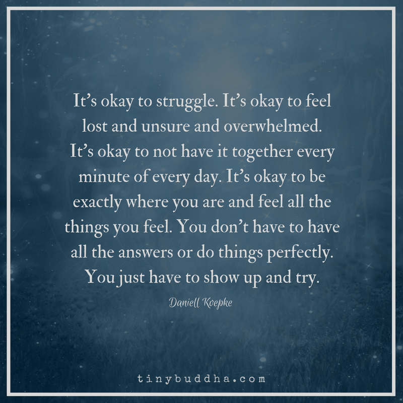 It’s Okay to Struggle