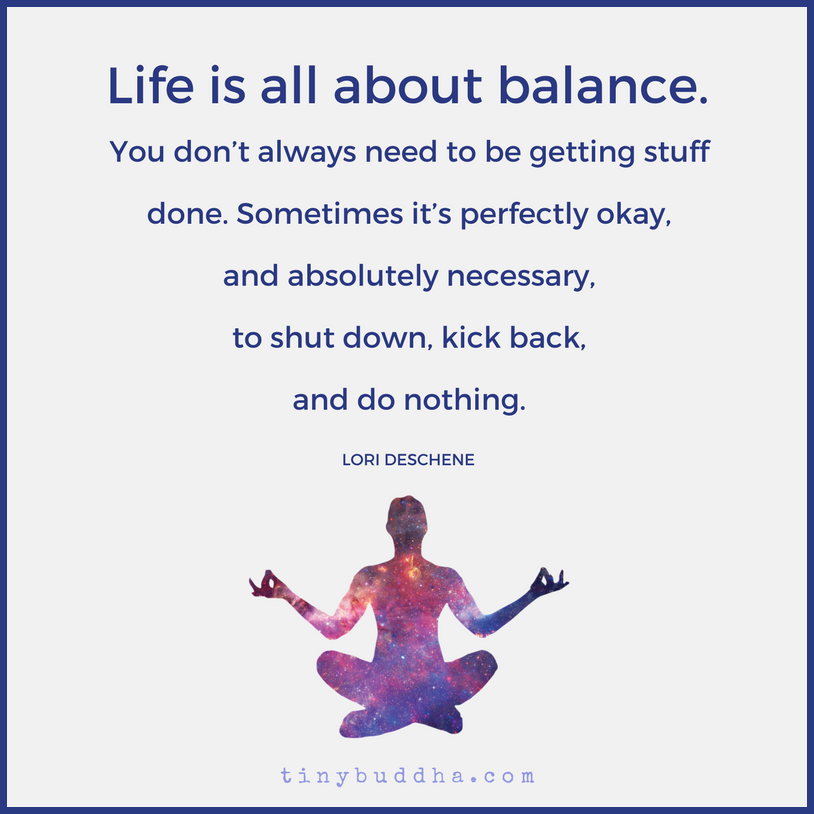 Life Is All About Balance