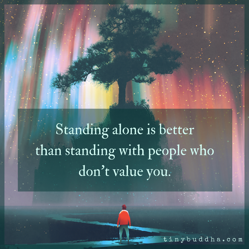 Sometimes It’s Better to Stand Alone