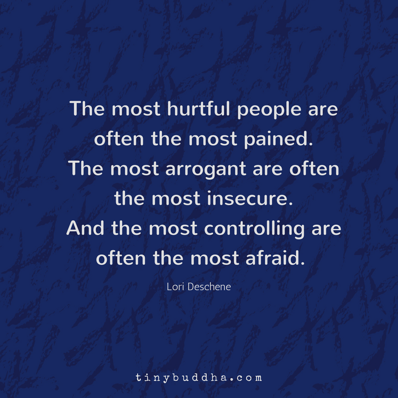 The Most Hurtful Are Often the Most Pained