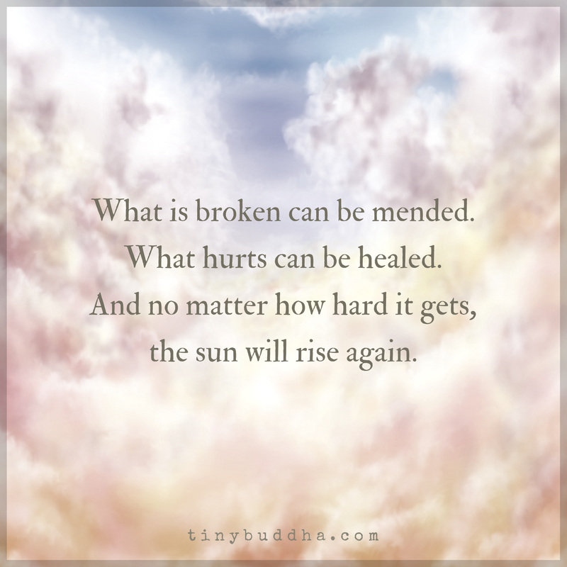 No Matter How Hard It Gets, The Sun Will Rise Again