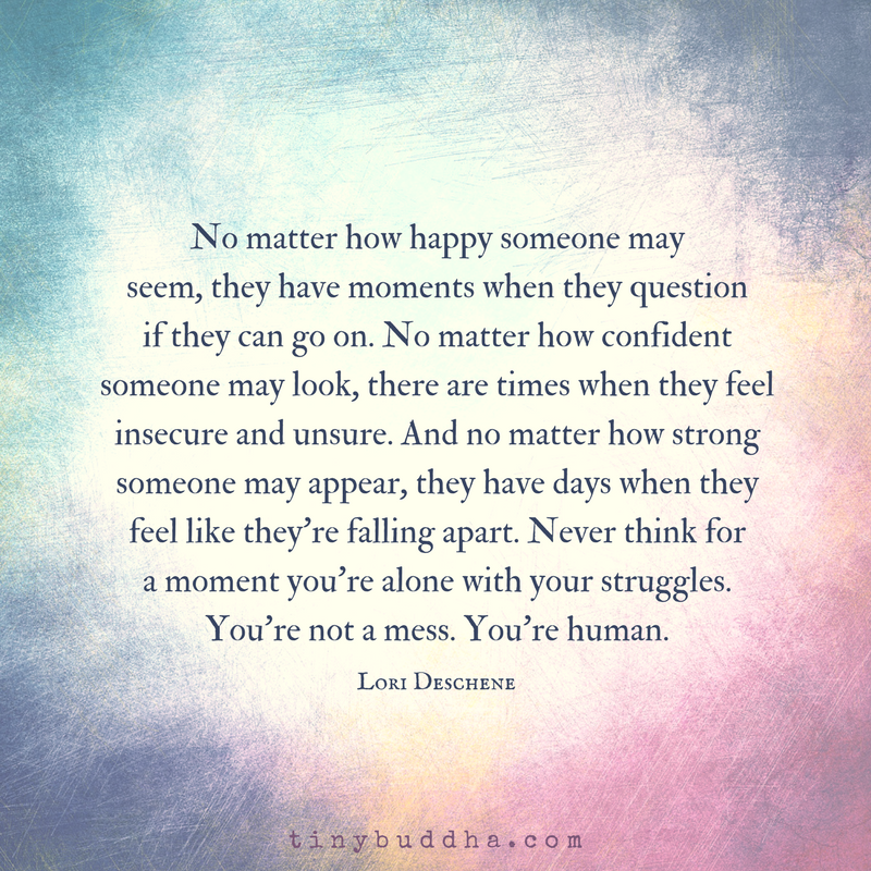 You’re Not a Mess, You’re Human