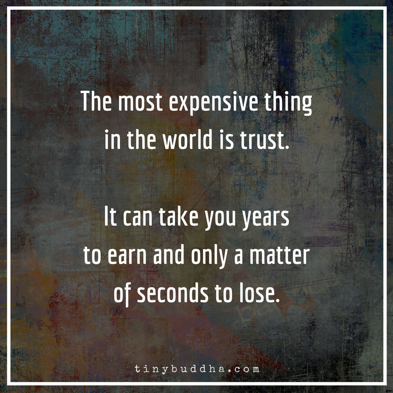 The Most Expensive Thing in the World Is Trust