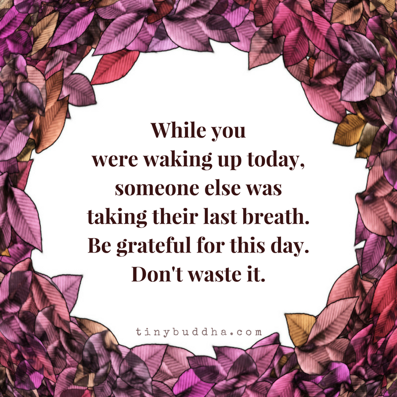 Be Grateful for This Day