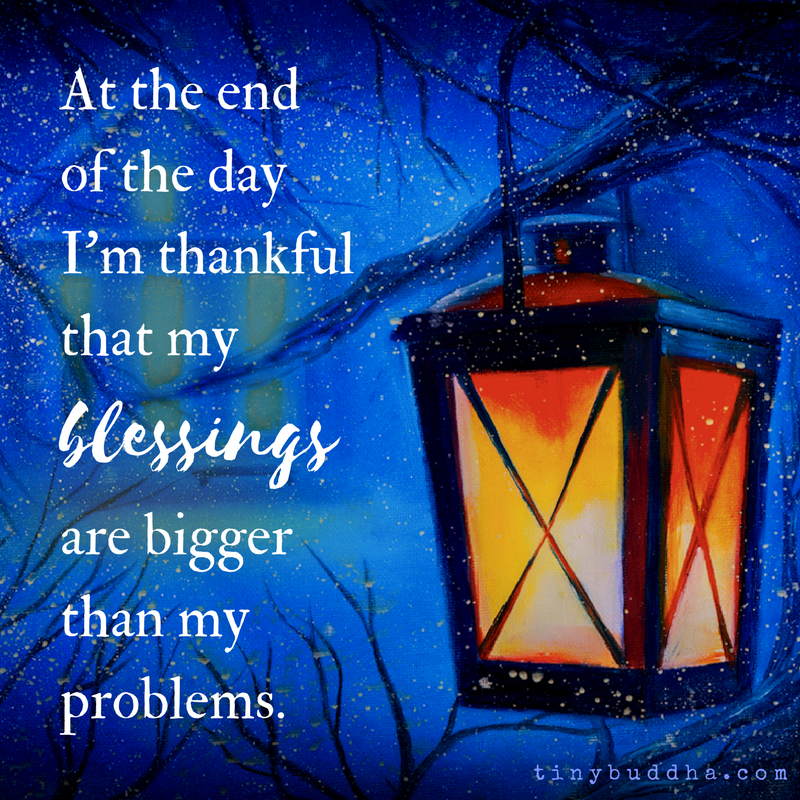 At the End of the Day I’m Thankful