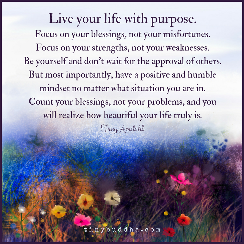 Count Your Blessings, Not Your Problems