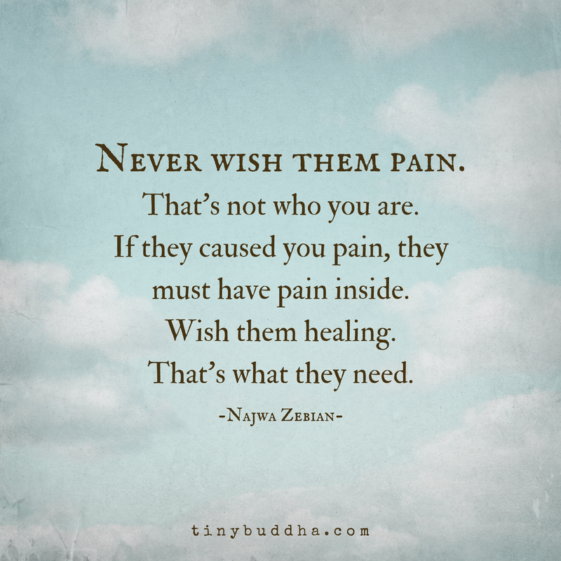 Never Wish Them Pain