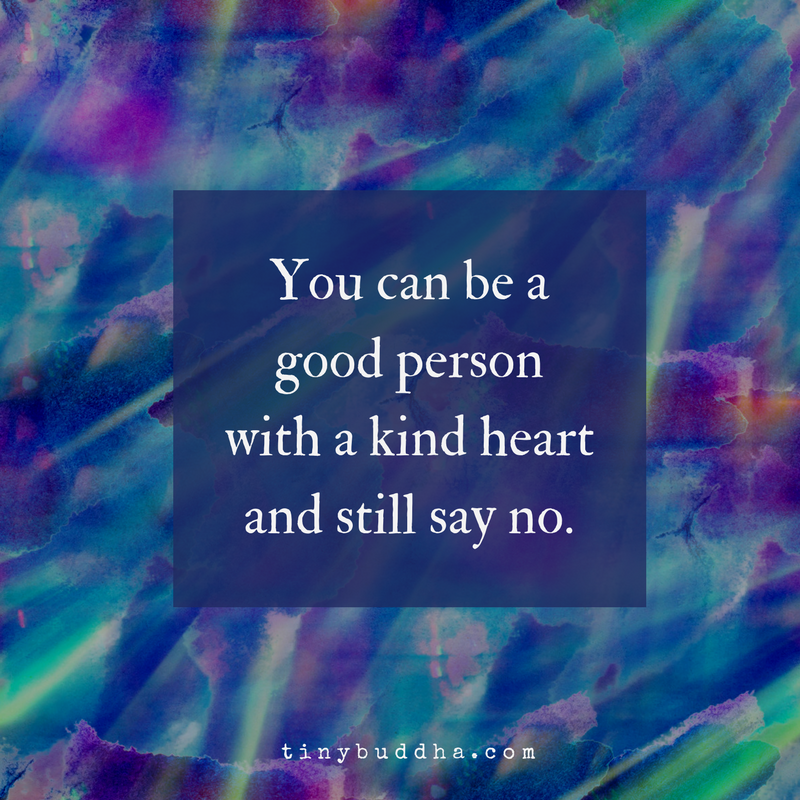 It’s Okay to Say No