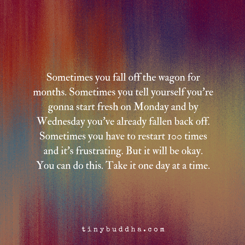 You Can Do This – Take It One Day at a Time