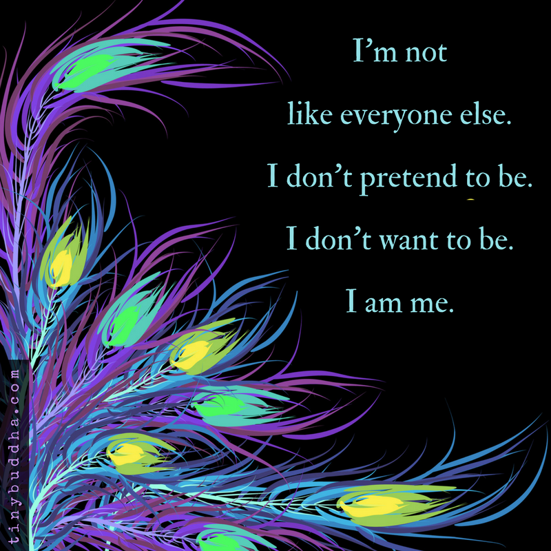 I’m Not Like Everyone Else