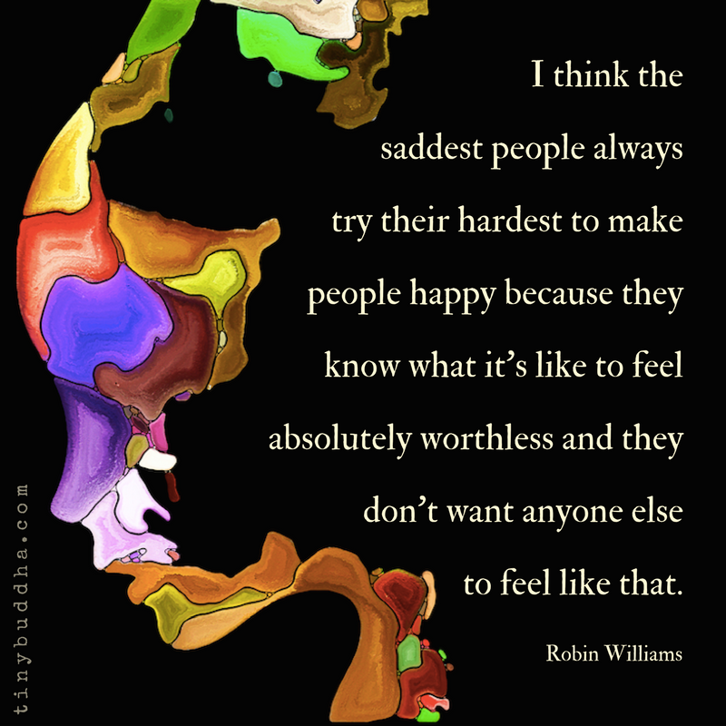 The Saddest People Try Their Hardest to Make People Happy