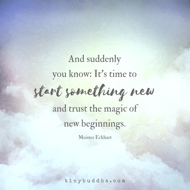 It’s Time to Start Something New
