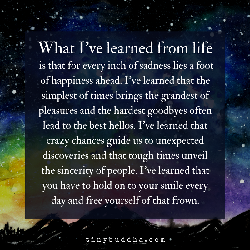 What I’ve Learned from Life…
