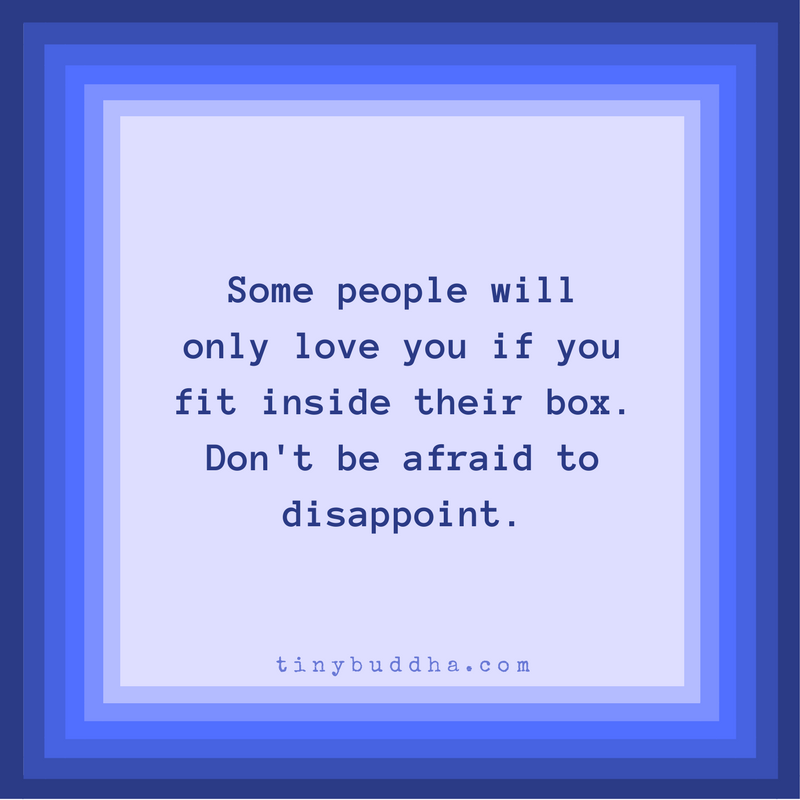 Don’t Be Afraid to Disappoint