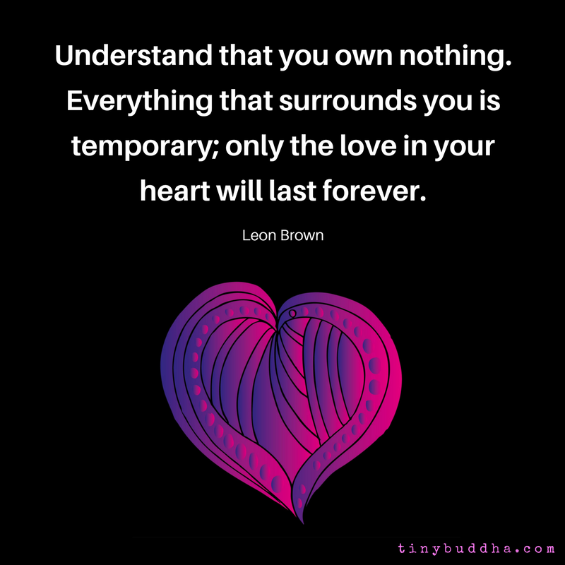 Only the Love in Your Heart Will Last Forever