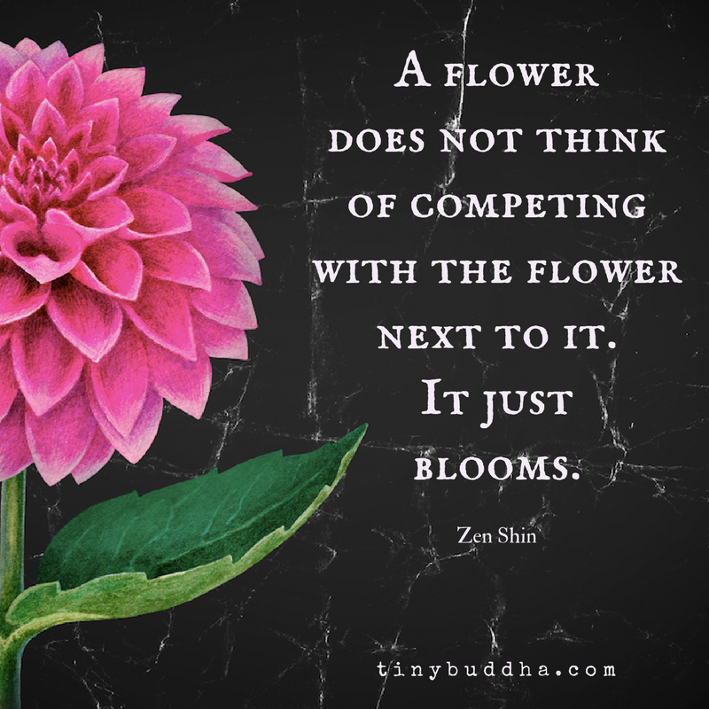 A Flower Doesn’t Compete