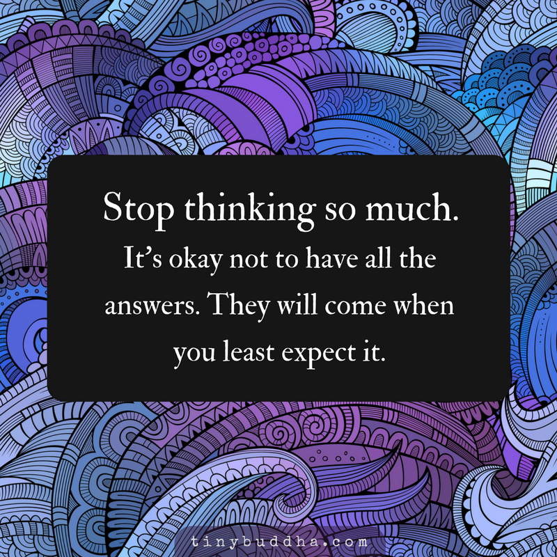 Answers Will Come When You Least Expect It