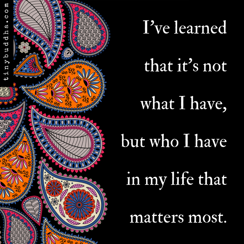 Who I Have in My Life