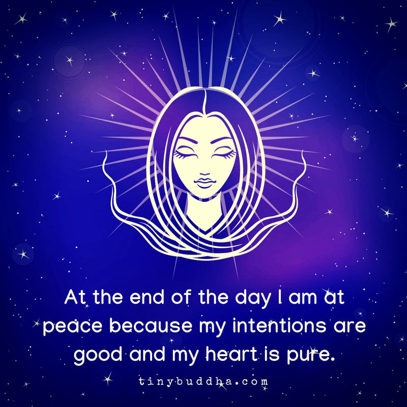 At the End of the Day, I Am at Peace