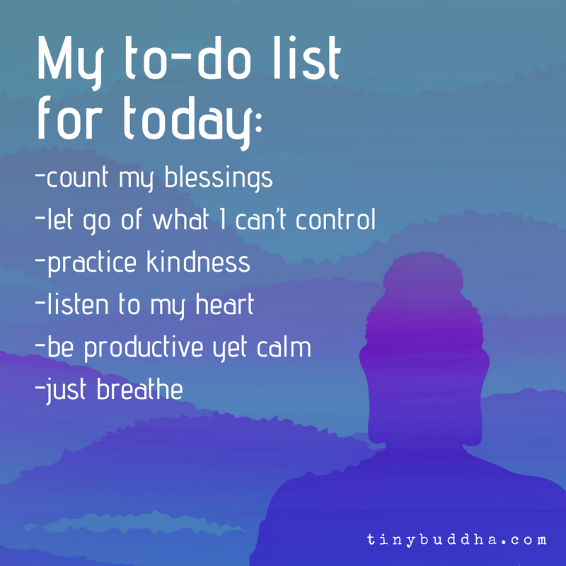 My To-Do List for Today