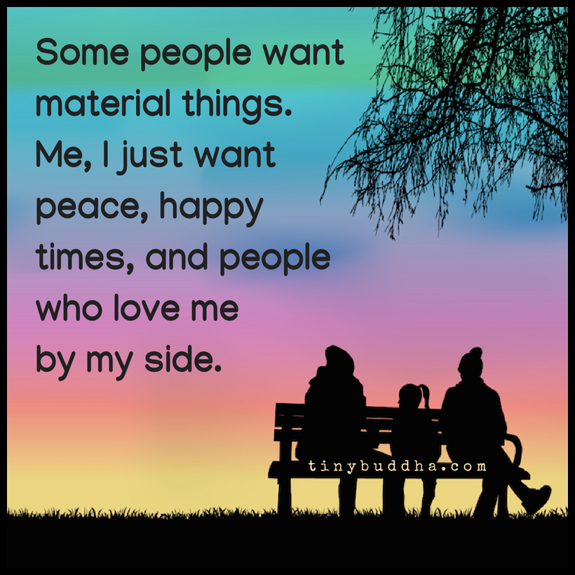 Some People Want Material Things