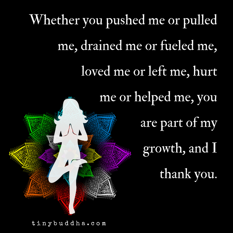 You Are Part of My Growth, and I Thank You