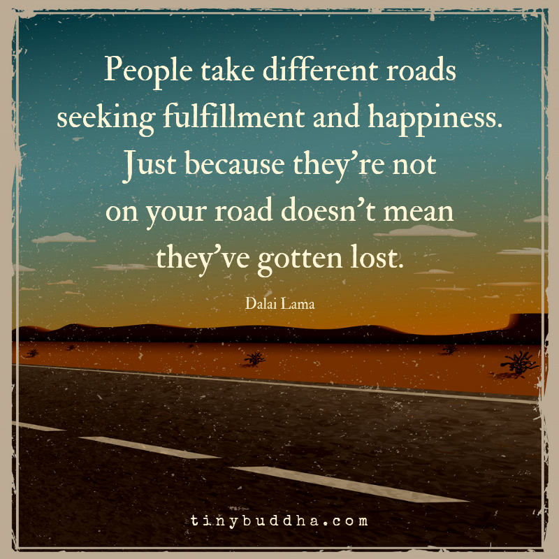 People Take Different Roads to Happiness