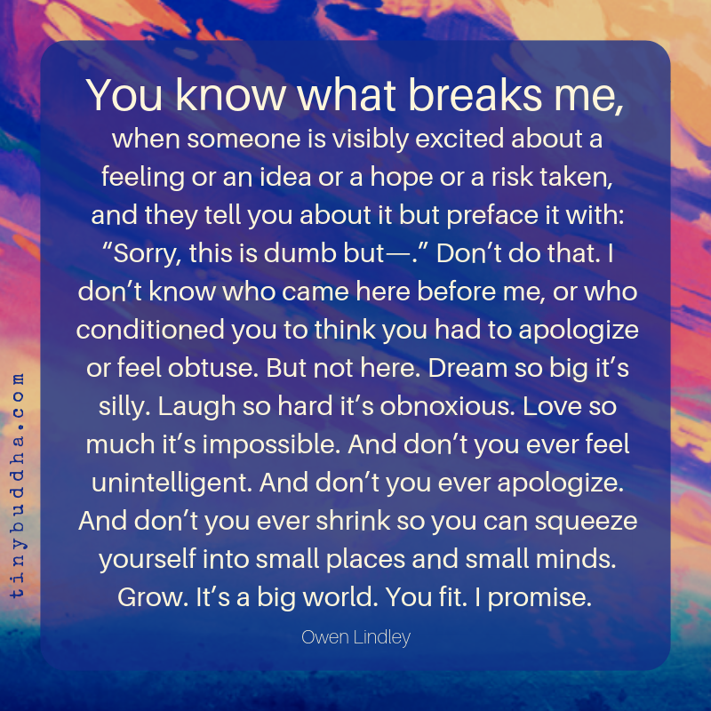 Grow. It’s a Big World. You’ll Fit.