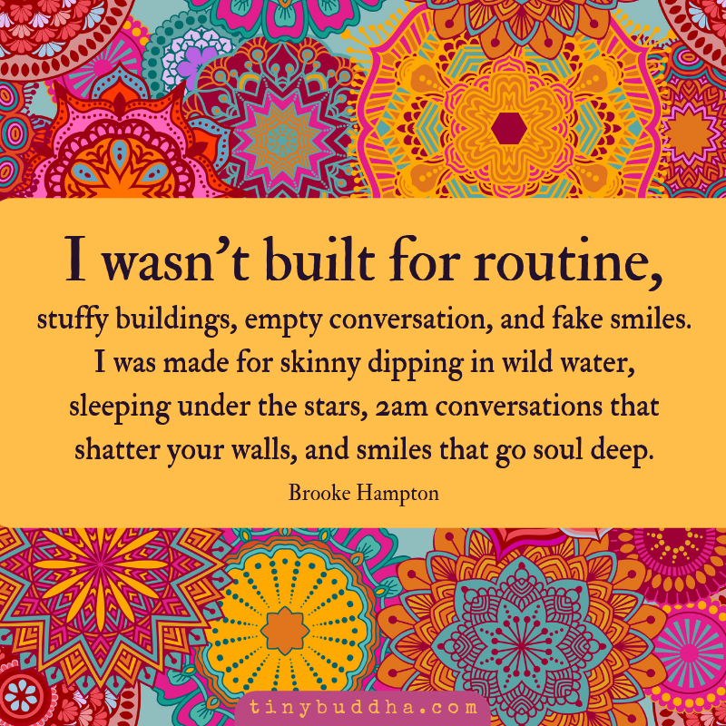 I Wasn’t Built for Routine