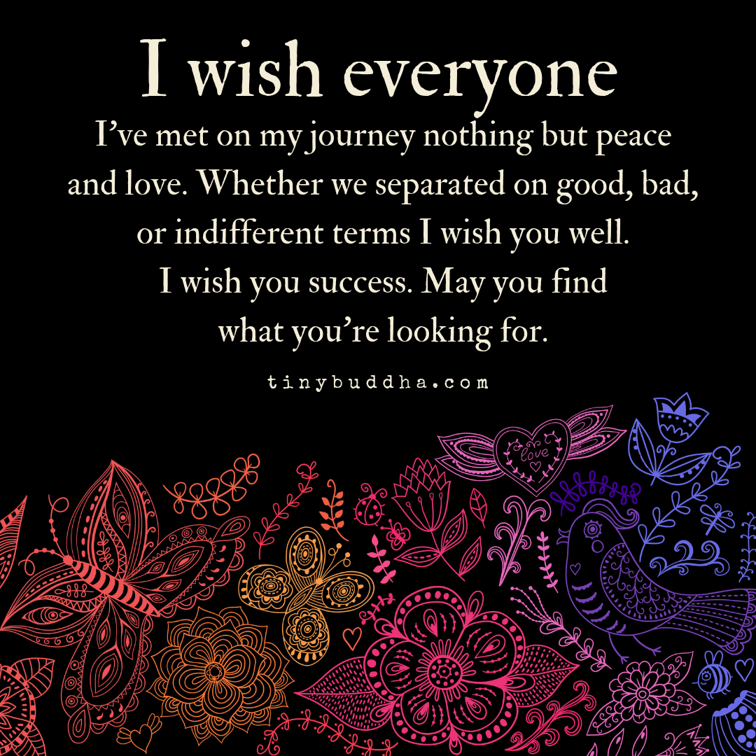 I Wish Everyone I’ve Met on My Journey Peace and Love
