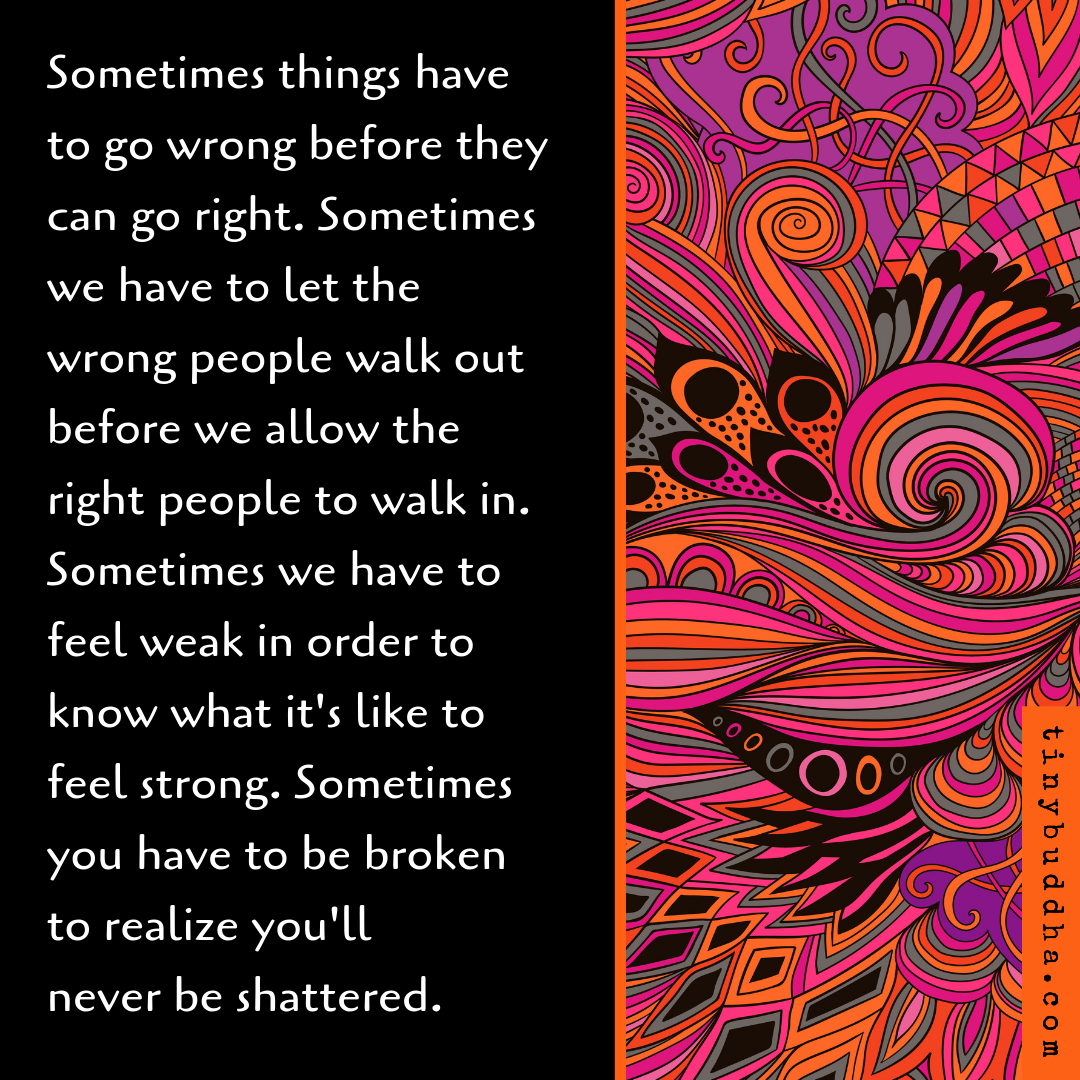 Sometimes Things Have to Go Wrong Before They Can Go Right