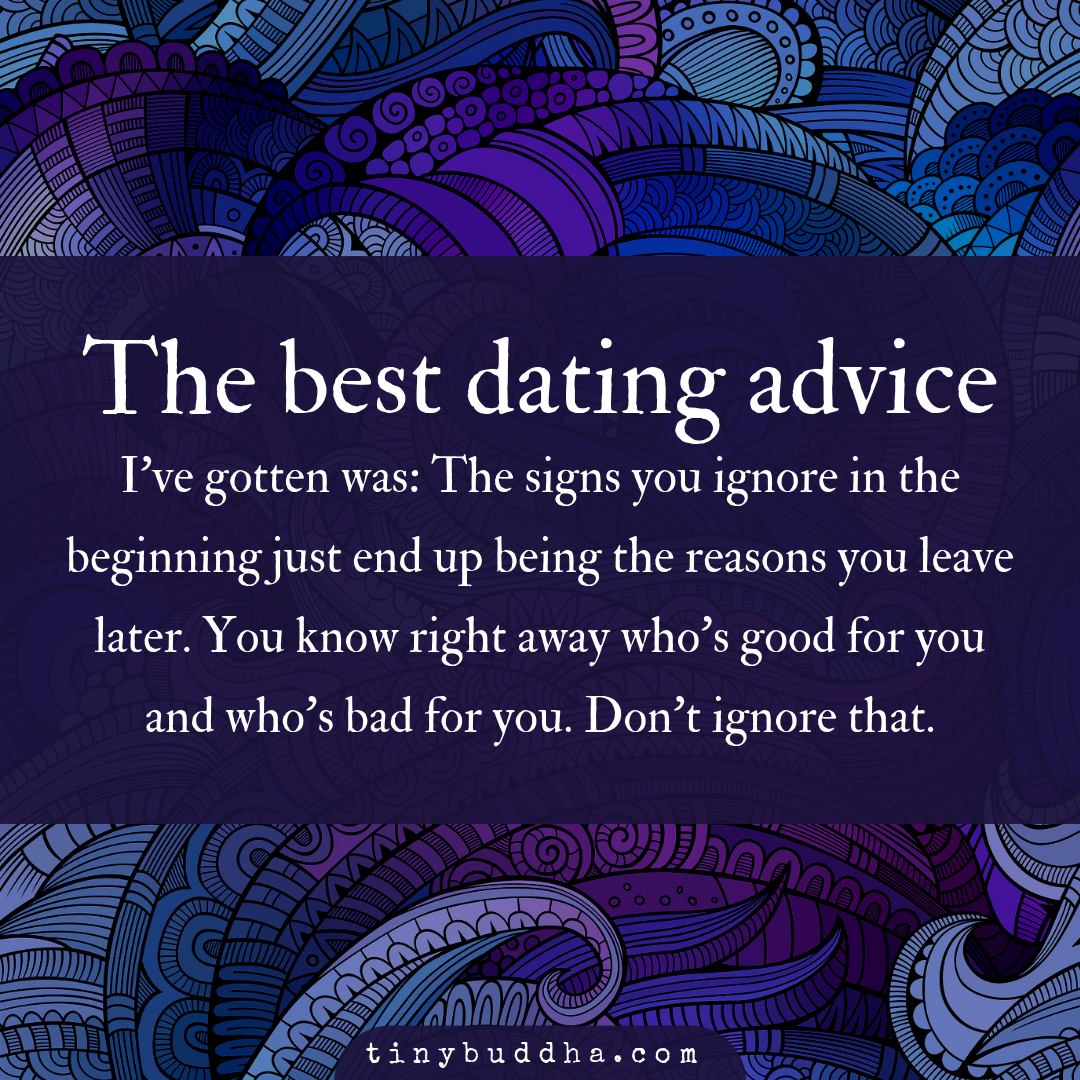 The Best Dating Advice I’ve Gotten Was