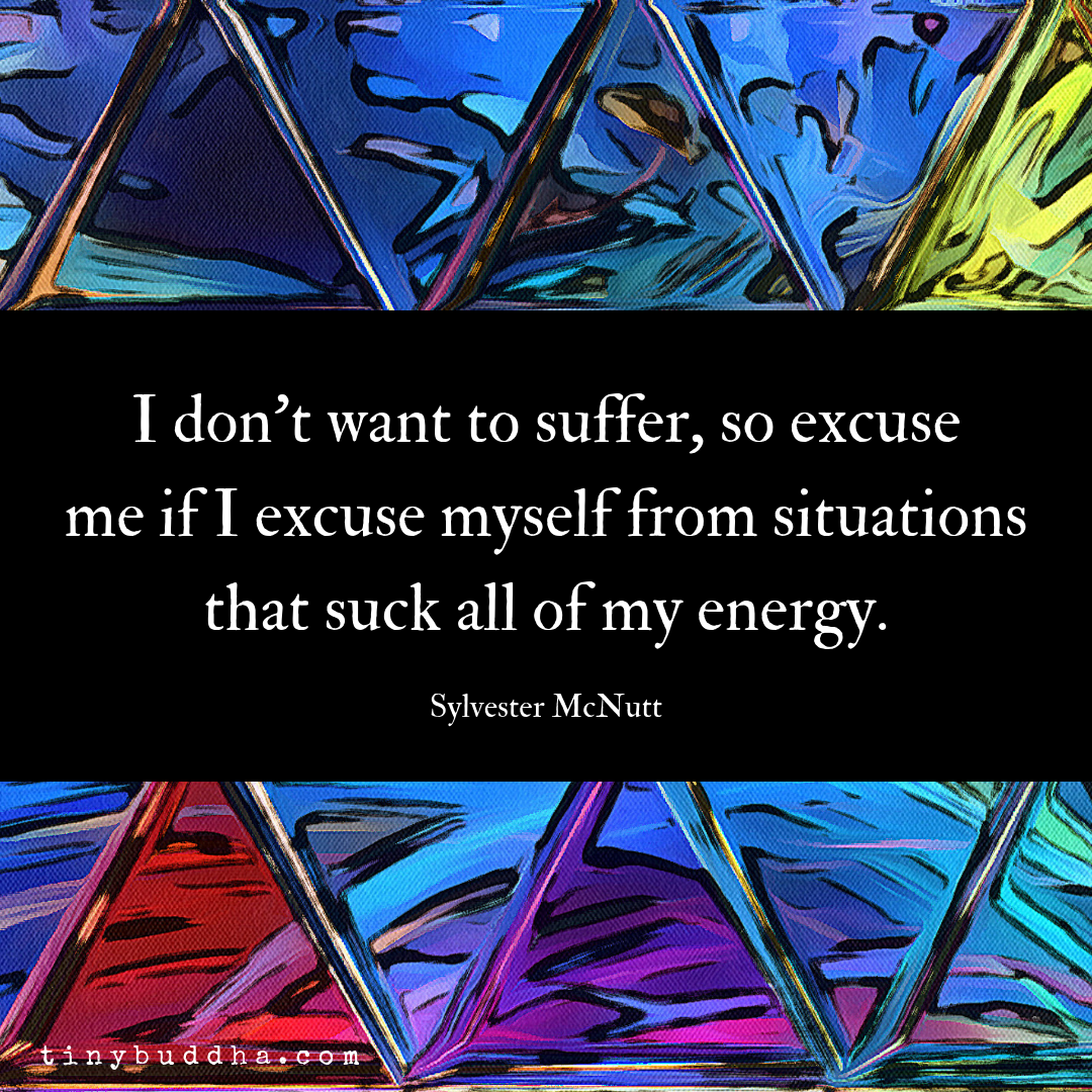 Situations That Suck All My Energy