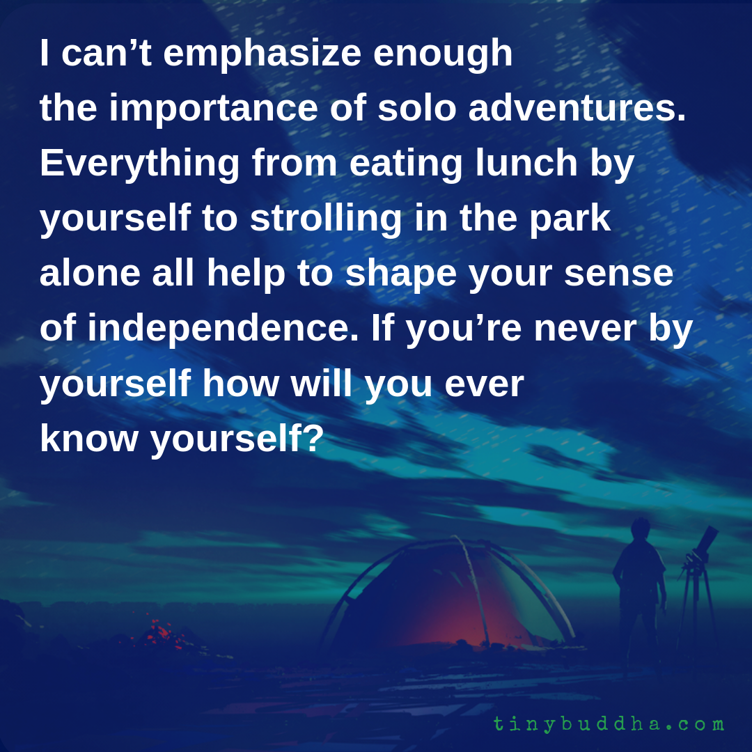 The Importance of Solo Adventures